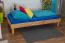 Letto futon in faggio massello oliato | 90 x 200 cm | Design moderno e robusto