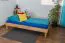 Letto futon in faggio massello oliato | 90 x 200 cm | Design moderno e robusto