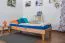 Letto futon in faggio massello oliato | 90 x 200 cm | Design moderno e robusto