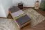 Letto futon in faggio massello oliato | 90 x 200 cm | Design moderno e robusto