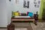 Letto futon in faggio massello oliato | 90 x 200 cm | Design moderno e robusto