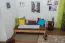 Letto futon in faggio massello oliato | 90 x 200 cm | Design moderno e robusto