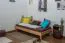 Letto futon in faggio massello oliato | 90 x 200 cm | Design moderno e robusto