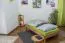 Letto futon in faggio massello oliato | 90 x 200 cm | Design moderno e robusto