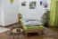 Letto futon in faggio massello oliato | 90 x 200 cm | Design moderno e robusto