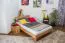 Letto futon in faggio massello oliato | Design moderno | 120 x 200 cm | Struttura robusta