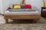 Letto futon in faggio massello oliato | Design moderno | 120 x 200 cm | Struttura robusta