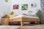 Letto futon in faggio massello oliato | Design moderno | 120 x 200 cm | Struttura robusta