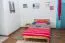 Letto futon in faggio massello oliato | Design moderno | 120 x 200 cm | Struttura robusta