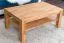 Tavolino Wooden Nature 121 | Faggio massello naturale | 45 x 105 x 65 cm | Design moderno