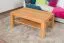 Tavolino "Wooden Nature" 420 | Faggio massello naturale | 45 x 105 x 65 cm | Design moderno e stabile