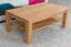 Tavolino "Wooden Nature" 420 | Faggio massello naturale | 45 x 105 x 65 cm | Design moderno e stabile