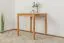 Tavolo pranzo "Wooden Nature" 118 | Rovere massello oliato | 70 x 70 cm | Design moderno