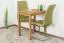 Tavolo pranzo compatto 70 x 50 cm | Rovere massello oliato | Design moderno | Stabile e facile da montare