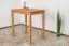 Tavolo pranzo Wooden Nature 118 | Faggio massello oliato | 70 x 50 cm | Design moderno | Alta stabilità