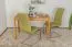 Tavolo pranzo in rovere massello oliato | 110 x 70 cm | Design moderno | Wooden Nature 118
