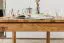 Tavolo pranzo in rovere massello oliato 180 x 90 cm | Wooden Nature 418 | Design moderno e naturale