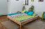 Letto futon in faggio massello oliato 180 x 200 cm | Design moderno | Alta stabilità | Lavorazione artigianale