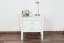 Comodino in faggio massello bianco | Design moderno | 2 cassetti | 50 x 53 x 42 cm | Wooden Nature 138