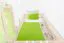 Set biancheria letto bambini 2 pezzi | Motivo gatto | Cotone 100% | Verde | 140 x 200 cm