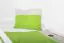 Set biancheria letto bambini 2 pezzi | Motivo gatto | Cotone 100% | Verde | 140 x 200 cm