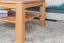 Tavolino "Wooden Nature" 420 | Faggio massello naturale | 80 x 80 x 45 cm | Design moderno e stabile