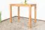 Tavolino alto in faggio massello | 120 x 80 cm | Design moderno e stabile | Wooden Nature 119