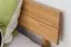 Letto una piazza e mezza "Wooden Nature" 01, rovere massello, oliato - 120 x 200 cm (l x l)