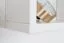 Mensola a muro in pino massello laccato bianco Junco 283B | Design moderno | 25 x 25 x 12 cm