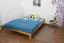 Letto futon in rovere massello oliato 160 x 200 cm | Design moderno | Stabilità eccellente | Facile da montare