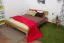 Letto futon in rovere massello oliato 160 x 200 cm | Design moderno | Alta stabilità | Facile da montare