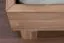 Letto futon matrimoniale in rovere massello oliato | Design moderno | 180 x 200 cm | Wooden Nature 01