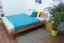 Letto futon in rovere massello oliato 180 x 200 cm | Design moderno | Alta stabilità | Facile da montare