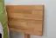 Letto singolo "Wooden Nature" 01, faggio massello, oliato - 100 x 200 cm (l x l)