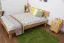 Letto futon in faggio massello oliato | Design moderno | 140 x 200 cm | Wooden Nature 03