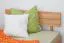 Letto una piazza e mezza "Wooden Nature" 01, faggio massello oliato - 120 x 200 cm (l x l)