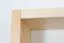 Mensola da parete in pino massello naturale Junco 283B | 25x25x12 cm | Design moderno e robustezza