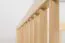 Culla 104 in pino massiccio naturale | Rete a doghe regolabile | 60 x 120 cm | Design moderno