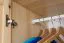 Armadio 001 in pino massiccio naturale | 190 x 80 x 60 cm | Design moderno e compatto
