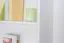 Mensola a muro in pino massello laccato bianco 012 | Design moderno | 70 x 90 x 20 cm | 3 ripiani spaziosi