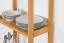 Scaffale in pino massello color ontano Junco 56C | 125 x 60 x 30 cm | Design moderno e robusto