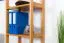 Scaffale in pino massello color ontano Junco 56D | 125 x 50 x 30 cm | Design moderno, stabile e compatto