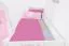 Set biancheria da letto per bambini 2 pezzi | Motivo principessa | 100% cotone | 140 x 200 cm + 80 x 80 cm