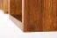 Mensola a muro in pino massello color rovere rustico "Junco 285" - 33 x 162 x 20 cm (h x l x p)