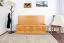 Sedia in faggio massiccio "Junco" 249 | 98 x 48 x 50 cm | Design moderno e comfort imbottito | Colore ontano