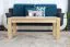 Tavolino in pino massello naturale Junco 483 | 120 x 60 x 50 cm | Design moderno e robusto