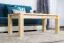 Tavolino in pino massello naturale Junco 483 | 120 x 60 x 50 cm | Design moderno e robusto