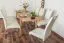 Tavolo allungabile Wooden Nature 113 | Faggio massello oliato | 40 x 70 cm | Design moderno