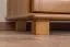 Libreria W002 in pino massiccio color rovere | 190 x 80 x 42 cm | Design moderno e ampio spazio