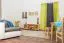 Mobile porta TV in pino massiccio naturale "004" | Design moderno | 55 x 156 x 47 cm | 2 passacavi